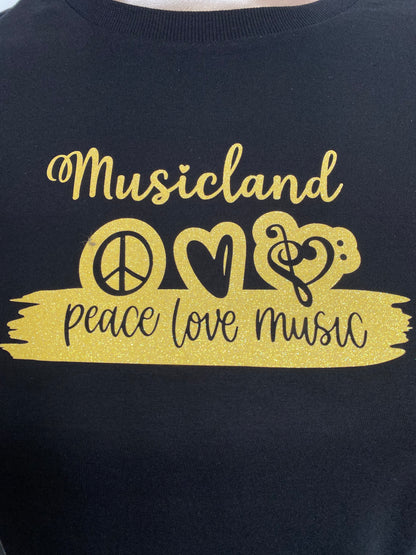 Peace, Love, Music Tee