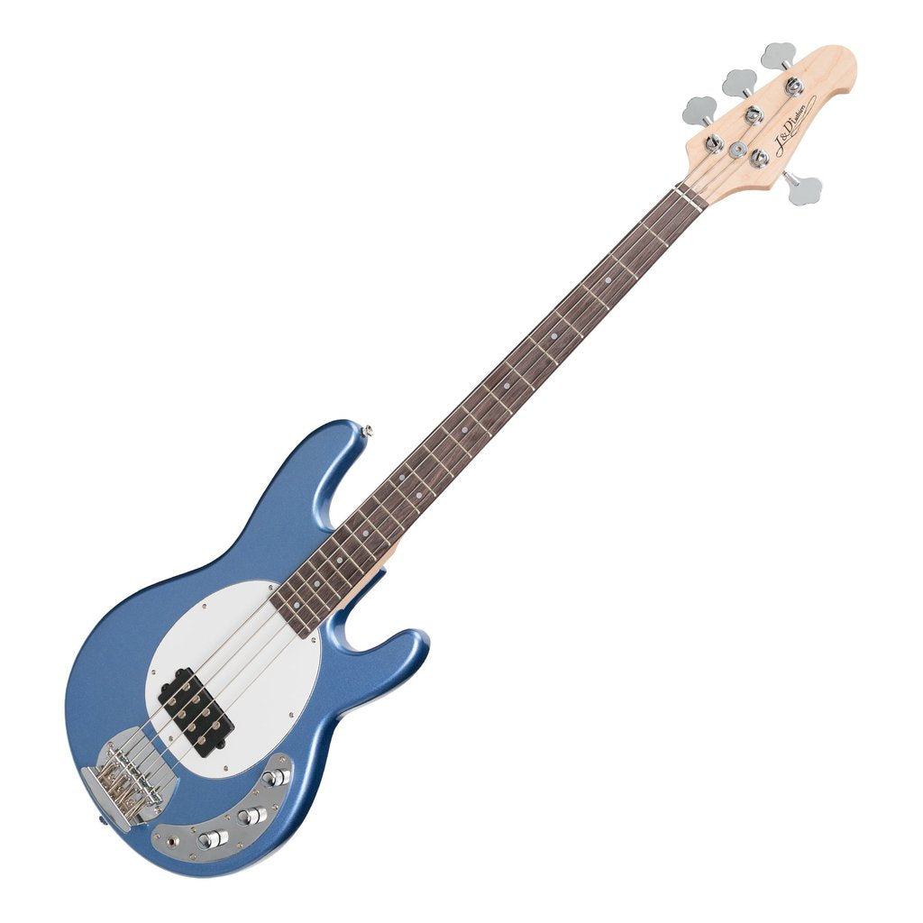 J&D Luthiers EM3 MM-Style 4-String Electric Bass Guitar (Metallic Blue ...