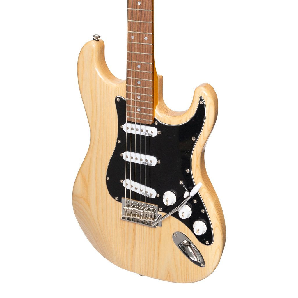 J&D Luthiers Traditional ST Style Electric Guitar Natural - Musiclandshop