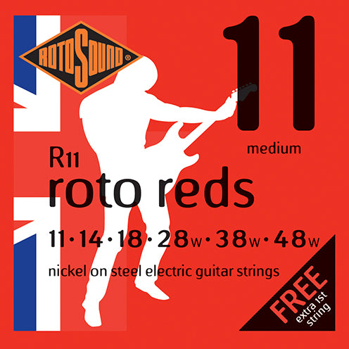 RotoSound R11 Reds Electric Guitar Strings 11- 48 - Musiclandshop