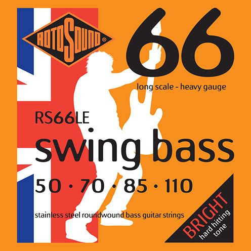RotoSound RS66LE Swing Bass Guitar Strings Long Scale (50-110) - Musiclandshop