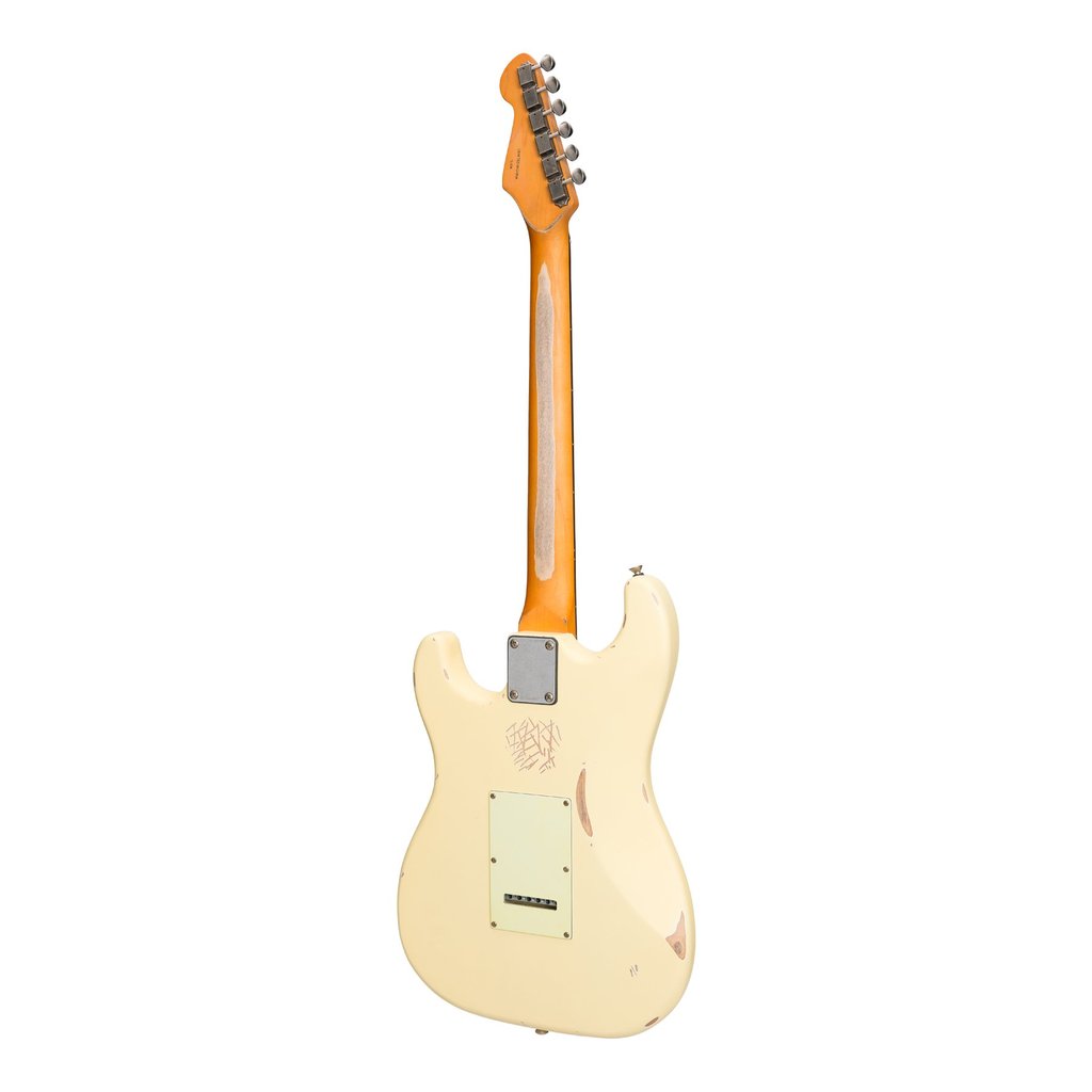 Tokai Legacy ST-Style 'Relic' Electric Guitar (Cream) - Musiclandshop